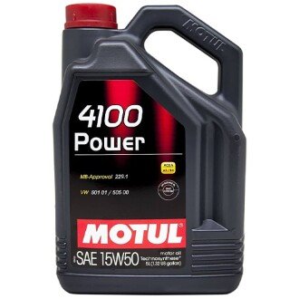 Моторное масло 4100 Power 15W-50, 5 л (386206) - MOTUL 100273