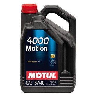 Моторное масло 4000 Motion 15W-40, 4 л (386407) - MOTUL 100294