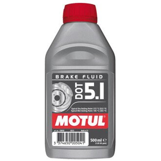 Жидкость тормозная DOT 5.1, 0.5л - (ms51706bf51, fmvss116, tl766y) MOTUL 100950