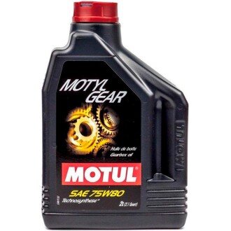 Масло трансмісійне MOTYLGEAR 75W-80, 2л - ((G055538A2, 888581060, 83222339223, 83222339219)) MOTUL 101155 (фото 1)