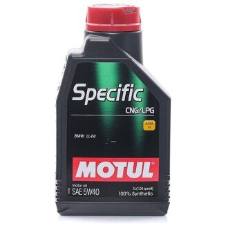 Моторное масло Specific CNG/LPG 5W-40, 1 л (854011) - MOTUL 101717