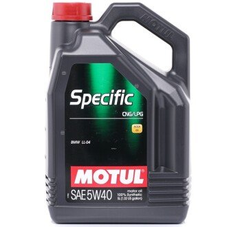 Фото 2 - Моторна олива 5W-40 Special G 5L MOTUL 101719