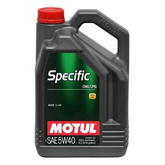 Моторное масло Specific CNG/LPG 5W-40, 5 л (854051) - MOTUL 101719