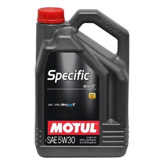 Моторна олива Specific Dexos 2 5W-30, 5 л (860051) - (0888013706) MOTUL 102643