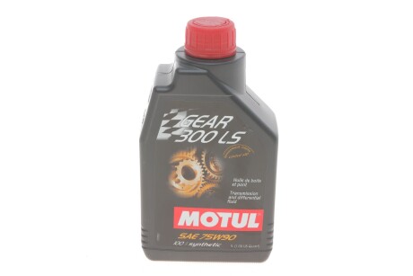 Масло трансмиссионное синтетическое Gear 300LS 75W-90, 1л - (83222365987) MOTUL 102686