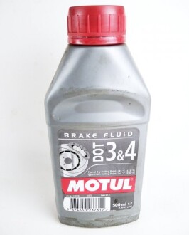 Рідина гальмівна DOT 3/4, BRAKE FLUID, 0.5 л - MOTUL 102718