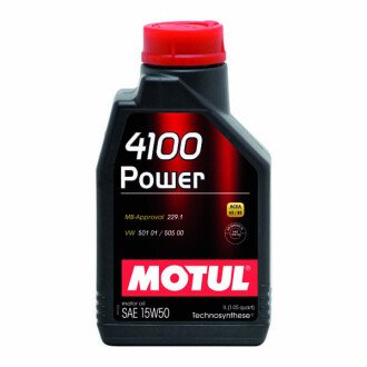 Моторна олива 4100 Power 15W-50, 1 л (102273/386201) - MOTUL 102773