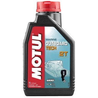 Моторна олива Outboard Tech 2T, 1 л (851711) - MOTUL 102789 (фото 1)