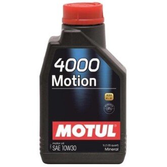 Моторна олива 4000 Motion 10W-30, 1 л (387201) - MOTUL 102813