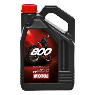 Моторное масло 800 Factory Line Off Road 2T, 4 л (837141) - MOTUL 104039