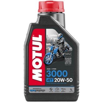 Моторна олива 3000 4T 20W-50, 1 л (107318/837011) - MOTUL 104048