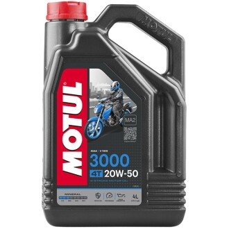 Моторное масло 3000 4T 20W-50, 4 л (837041) - MOTUL 104050