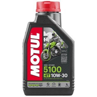 Моторное масло 5100 4T 10W-30, 1 л (836611) - MOTUL 104062