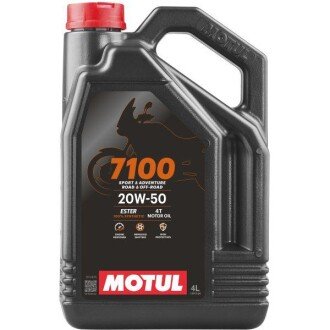 Моторное масло 7100 4T 20W-50, 4 л (836441) - MOTUL 104104