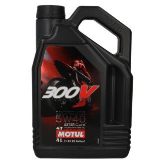 Моторна олива 300V 4T Factory Line Road 5W-40, 4 л (836041) - MOTUL 104115