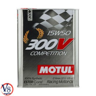 Моторное масло 300V Competition 15W-50, 2 л (110860/825702) - MOTUL 104244