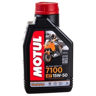 Моторное масло 7100 4T 15W-50, 1 л (845211) - MOTUL 104298