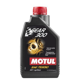 Gear 300 75W-90 1л (317101/) Синтетична трансмісійна олива МКПП API GL-4 / GL-5 - MOTUL 105777