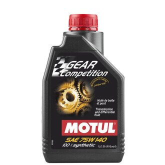 Gear Competition 75W-140 1л (823501/) Синтетична трансмісійна олива МКПП API GL-5 - MOTUL 105779