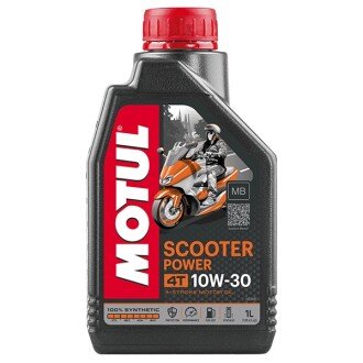 Моторное масло Scooter Power 4T 10W-30, 1 л (832201) - MOTUL 105936