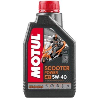 Моторное масло Scooter Power 4T 5W-40, 1 л (832001) - MOTUL 105958