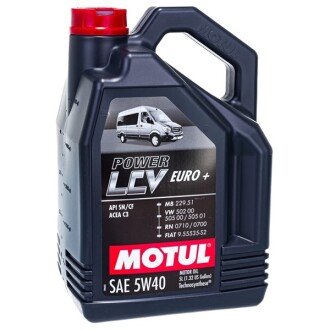 Моторное масло Power LCV Euro+ 5W-40, 5 л (872151) - MOTUL 106132