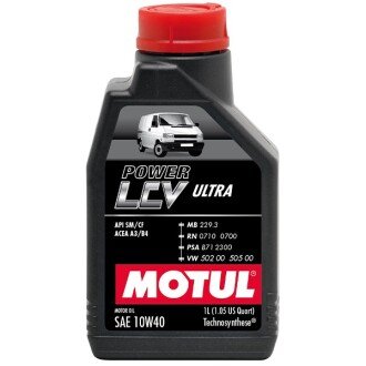 Моторное масло Power LCV Ultra 10W-40, 1 л (874111) - MOTUL 106350 (фото 1)