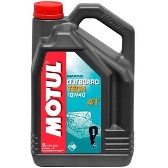 Моторное масло Outboard Tech 4T 10W-40, 5 л - MOTUL 106354