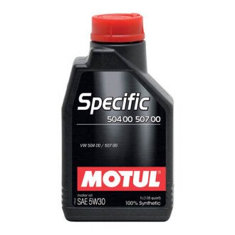 Моторное масло Specific 504 00 507 00 5W-30, 1 л (838711) - (gv52195m1, gvw052195m2, gau052195m2) MOTUL 106374 (фото 1)