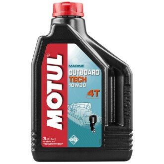 Моторное масло Outboard Tech 4T 10W-30, 2 л (852121) - MOTUL 106446 (фото 1)