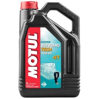 Моторное масло Outboard Tech 4T 10W-30, 5 л - MOTUL 106447