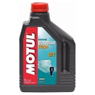 Моторное масло Outboard Tech 2T, 2 л (101726/851721) - MOTUL 106614