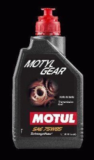 Motylgear 75W-85 1л (317301/) Напівсинтетична трансмісійна олива МКПП API GL-4 / GL-5 - MOTUL 106745