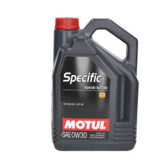 Моторна олива Specific 504 00 507 00 0W-30, 5 л (838651) - (83215A7EE70, 83215A1C740, 214209) MOTUL 107050