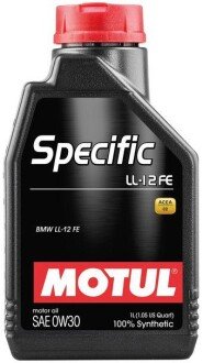 Моторное масло Specific LL-12 FE 0W-30, 1 л (832601) - MOTUL 107301