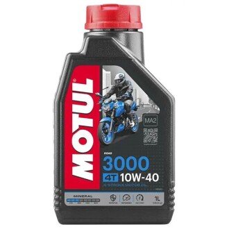 Моторное масло 3000 4T 10W-40, 1 л (846011) - MOTUL 107672