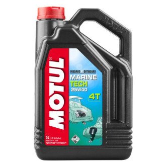 Моторное масло Marine Tech 25W-40, 5 л (853151) - MOTUL 107716