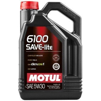 Моторна олива 6100 Save-lite 5W-30, 4 л (839650) - MOTUL 107957