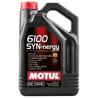 Моторна олива 6100 Syn-nergy 5W-40, 5 л (368351) - MOTUL 107979