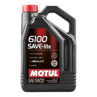 Моторна олива 6100 Save-Lite 5W-20, 5 л (841351) - (7806610, MZ102671) MOTUL 108033