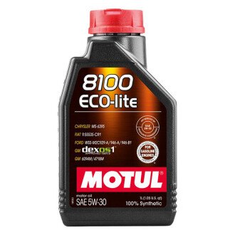 Моторное масло 8100 Eco-lite 5W-30, 1 л (839511/110060) - MOTUL 108212