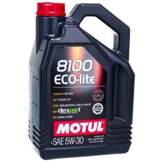 Моторна олива 8100 Eco-lite 5W-30, 4 л (839554) - (xo5w30qsp) MOTUL 108213