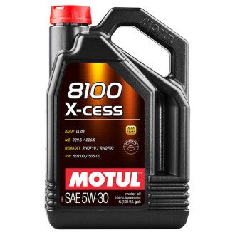 Моторна олива 8100 X-cess 5W-30, 4 л (368107) - MOTUL 108945