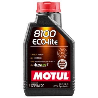 Моторна олива 8100 Eco-Lite 5W-20, 1 л (841411) - MOTUL 109102