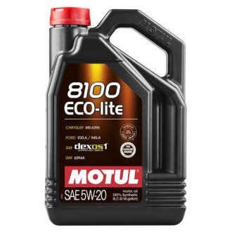 Моторна олива 8100 Eco-Lite 5W-20, 5 л (841451) - (002791QT5W20, 71924970236, 7806610) MOTUL 109104