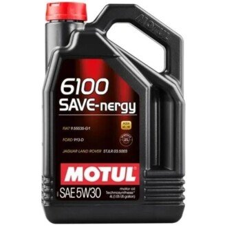 Моторна олива 6100 Save-nergy 5W-30, 4 л (812450) - MOTUL 109378