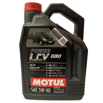 Моторное масло Power LCV Euro 5W-40, 5 л (872251) - MOTUL 109901