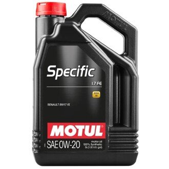 Моторна олива Specific 17 FE 0W-20, 5 л (102406) - MOTUL 109950