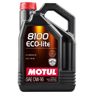 Моторна олива 8100 Eco-Lite 0W-16, 5 л (841051) - MOTUL 110379