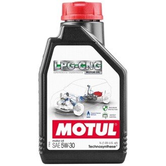 Моторное масло LPG-CNG 5W-30, 1 л (854511) - MOTUL 110664